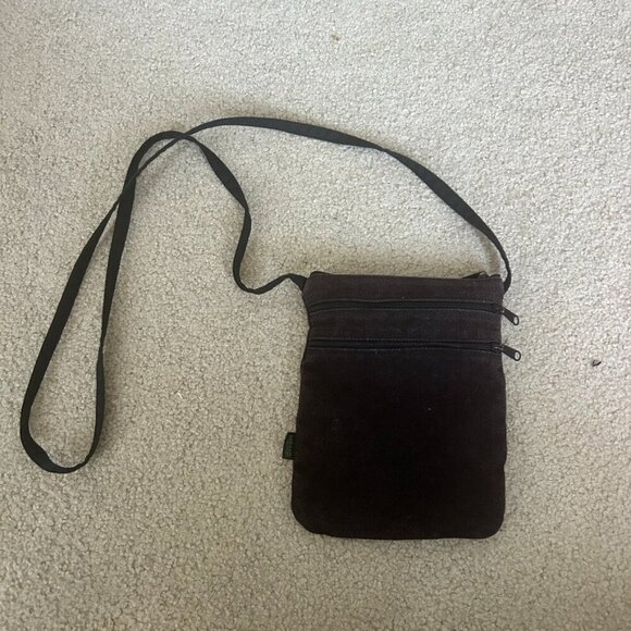 None Handbags - brownish black cross body bag